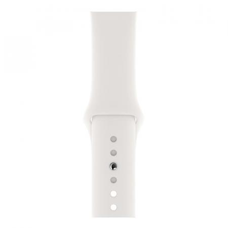 Силиконовый ремешок COTEetCI Silicone Sport Band для Apple Watch 42/44 мм White, белый