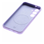 Чехол для Samsung Galaxy S25 Silicone Case c MagSafe Фиолетовый