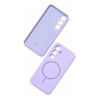 Чехол для Samsung Galaxy S25 Silicone Case c MagSafe Фиолетовый