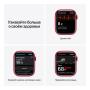 Apple Watch Series 7, 41 мм корпус из алюминия красного цвета, спортивный ремешок (PRODUCT)RED™