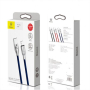USB кабель Baseus Zinc alloy Cable разъём Lightning Черный