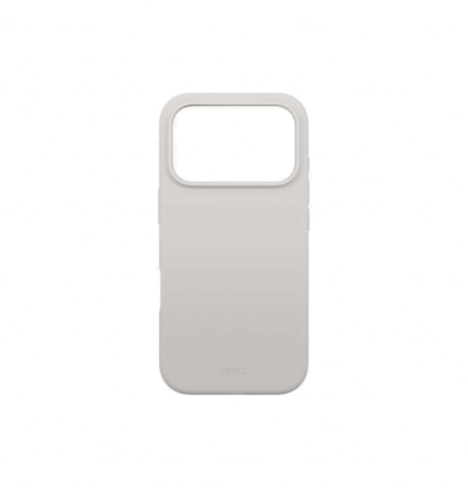 Чехол для iPhone 17 Pro с MagSafe UNIQ LINO (IP6.3P(2025)-LINOMMGRY) Mist Grey, серый