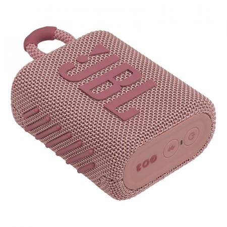 Портативная колонка JBL Go 3 Pink, розовый