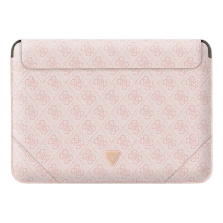 Чехол Guess для ноутбуков 13"/14" Sleeve 4G with Triangle metal logo (GUCS14P4TP) Розовый