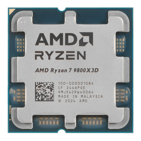 Процессор AMD Ryzen 7 9800X3D, 4,7 ГГц (Turbo 5,2 ГГц) AM5, OEM (100-000001084)