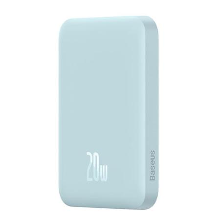 Внешний аккумулятор Baseus Magnetic Mini Wireless Fast Charge Power Bank 10000mAh 20W с поддержкой беспроводной зарядки (PPCX110103) Голубой