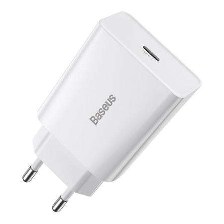 Зарядное устройство Baseus Speed Mini QC Quick Charger 20 Вт CCFS-SN02 (TC-012PD20-x), белый