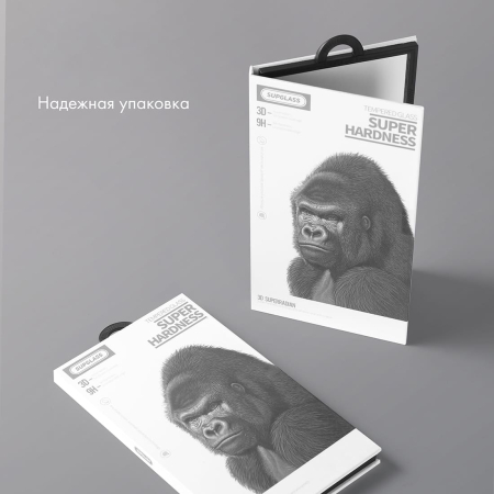 Защитное стекло для iPhone 16 Pro / 17 SupGlass 3D Super Radian 6.3 (XC-11)