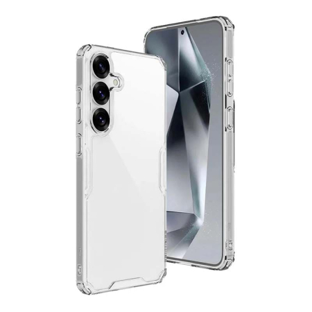 Чехол для Samsung Galaxy S25 с защитой камер Прозрачный