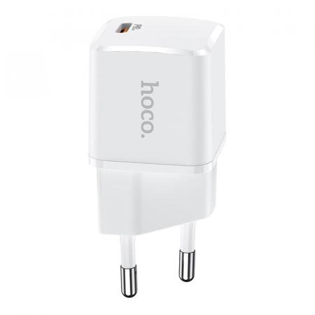 Зарядное устройство hoco. Starter USB Type-C 20 Вт (N10), белый