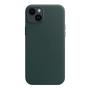 Чехол Leather Case MagSafe для Apple iPhone 14 Plus «Forest Green» Зеленый