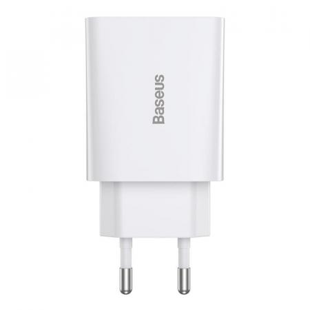 Зарядное устройство Baseus Speed Mini QC Quick Charger 20 Вт CCFS-SN02 (TC-012PD20-x), белый