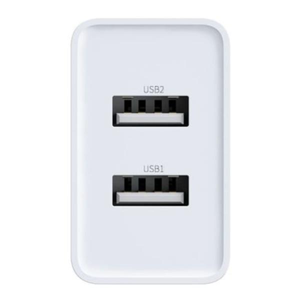 Зарядное устройство Baseus Speed Mini Dual USB Charger 10,5 Вт TC-012 (CCFS-R02), белый