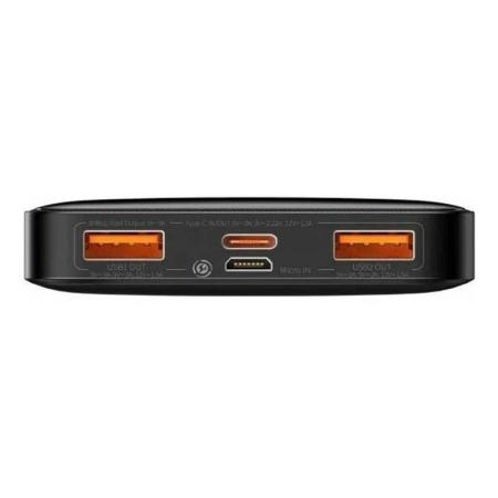 Внешний аккумулятор Baseus Bipow Digital Display Fast Charge Power Bank 10000mAh 20W Overseas Edition PPBD10K (PPBD050301) Черный