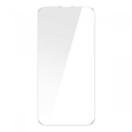 Стекло для iPhone 14 Plus/13 Pro Max Baseus Crystal glass 1шт +EasyStick (SGBL100202) Прозрачный