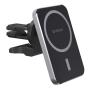 Автомобильный держатель Deppa Mage Safe Qi для iPhone, магнитный (55185) Черный