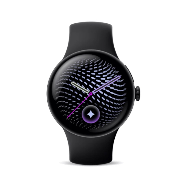 Часы Google Pixel Watch 5, 41 мм LTE Matte Black/Obsidian, чёрный