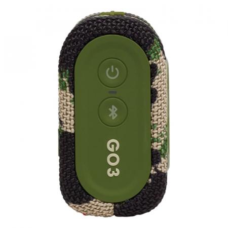 Портативная колонка JBL Go 3 Squad, зеленый камуфляж