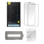 Стекло для iPhone 14 Pro Max Baseus All-glass Dust-proof 1шт +FastStick (SGBL230302) Прозрачный/Черный