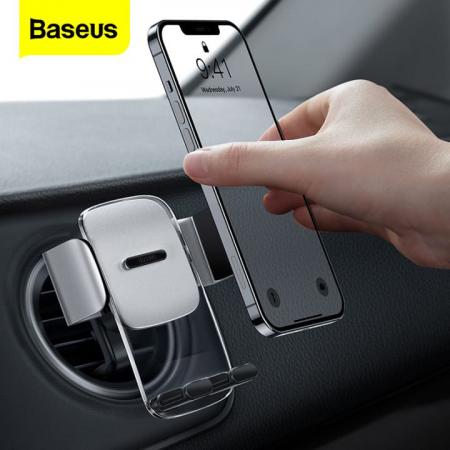 Автомобильный держатель Baseus Easy Control Clamp Car Mount Holder (SUYK000201) Черный
