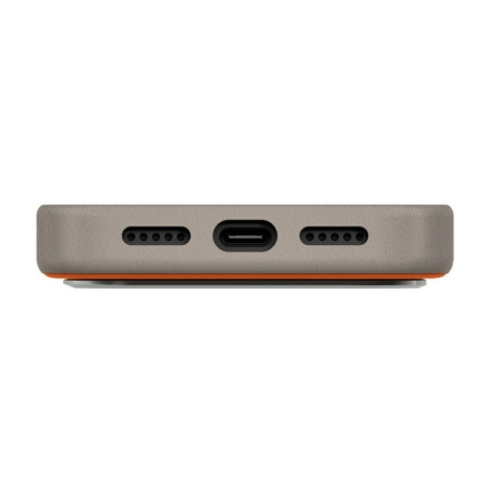 Чехол для iPhone 17 Pro с MagSafe 6.3" UNIQ DS LYDEN (IP6.3P(2025)-LDSFORGFGRY) Оранжево-серый
