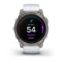 Часы Garmin EPIX PRO GEN 2 47 мм Sapphire Titanium whitestone, белый