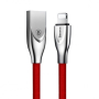 USB кабель Baseus Zinc alloy Cable разъём Lightning Красный