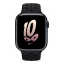Apple Watch Nike Series 8, 45 мм корпус из алюминия цвета «Midnight», ремешок Nike Sport Band размера M/L цвета «Black/Black»