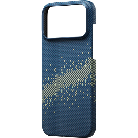 Чехол для iPhone 17 Pro Max Pitaka Starpeak Ultra-Slim Case (Milky way galaxy) (Kl1701MPM) Cиний