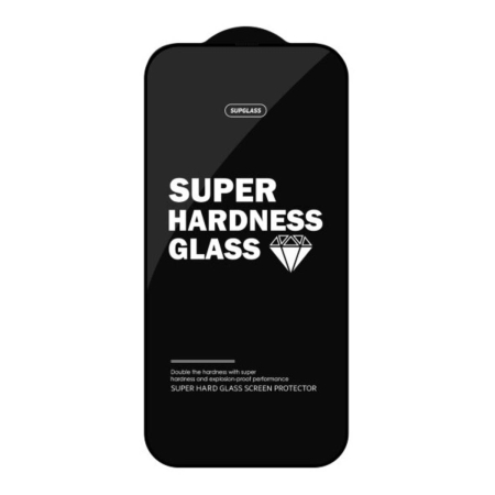 Защитное стекло для iPhone 15 Pro Max SupGlass XC-10 Corning Glass Screen Protector, черное