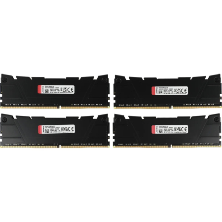 Оперативная память Kingston Fury Renegade Black KF432C16RB2K4/128 DDR4 128GB 3200MHz CL16 DIMM 4x32