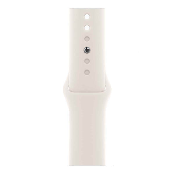 Apple Watch SE 3 (2025), 44 мм корпус из алюминия цвета «Midnight», ремешок Sport Band размера S/M цвета «Starlight»