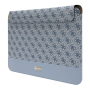 Чехол Guess для ноутбуков 13"/14" Sleeve 4G Bottom stripe Metal logo (GUCS14PS4SGB) Голубой