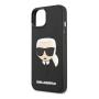 Чехол Karl Lagerfeld для iPhone 14 Plus 3D Rubber Karl's head Hard (KLHCP14MKH3DBK) Черный