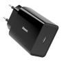 Зарядное устройство USB Type-C Baseus Speed Mini 18 Вт (CCFS-X01), черный