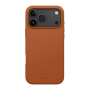 Чехол для iPhone 17 Pro с MagSafe UNIQ LINO (IP6.3P(2025)-LINOMSORG) Sunset Orange, оранжевый