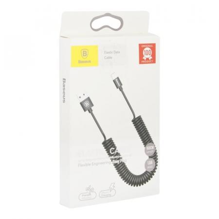 USB кабель Baseus Elastic Cable разъем Lightning (EL-01) Черный