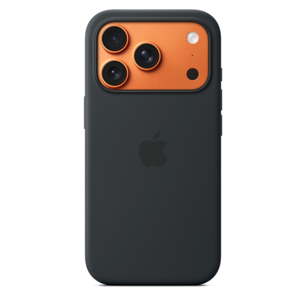 Чехол для Apple iPhone 17 Pro Max Silicone Case Black, чёрный