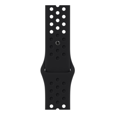Apple Watch Nike Series 8, 45 мм корпус из алюминия цвета «Midnight», ремешок Nike Sport Band размера M/L цвета «Black/Black»
