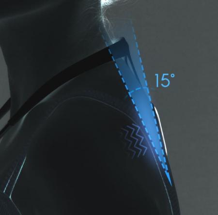 Электронный корректор осанки Xiaomi Hipee Smart P1, высота 16.7 см Черный