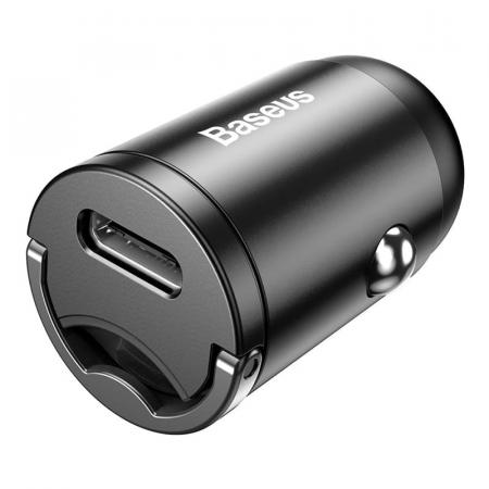АЗУ Baseus 2 USB Fast Charger 30W Type-C Port Tiny Star Mini PPS (VCHX-B0G) Черный