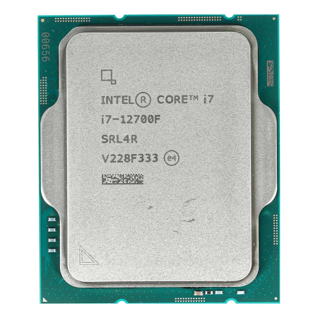 Процессор Intel Core i7-12700F, 2.1ГГц (Turbo 4.9ГГц), LGA1700, OEM (CM8071504555020)