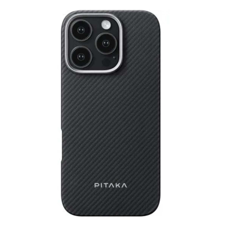 Чехол для iPhone 16 Pro Max Pitaka Ultra-Slim Case (KI1601NOP), черный
