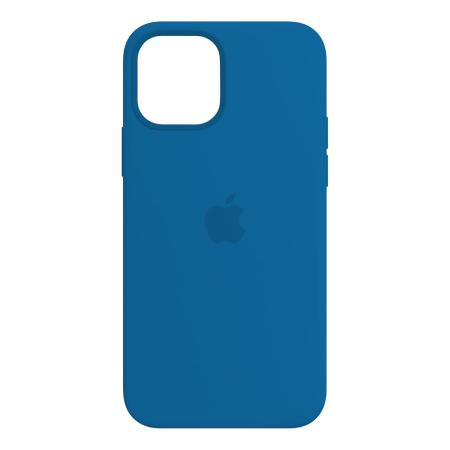 Чехол Silicone Case для Apple iPhone 12/12 Pro Blue, голубой