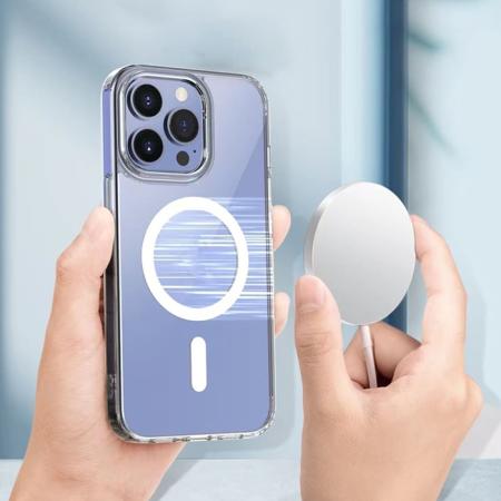 Чехол для iPhone 15 Pro с Magsafe Mutural Jingtou Series Прозрачный