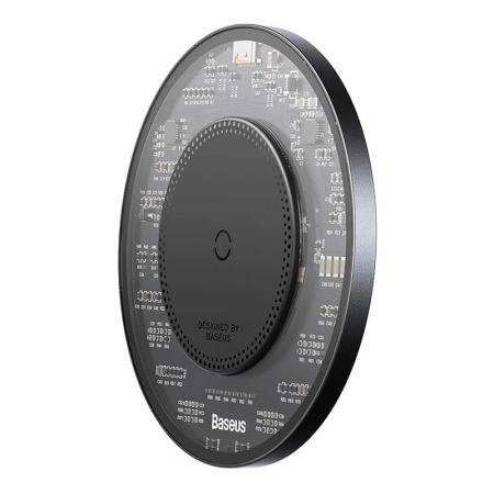 Беспроводное зарядное устройство Baseus Simple 2 Wireless Charger 15W (BS-W530) Black, черный