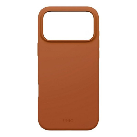 Чехол для iPhone 17 Pro с MagSafe UNIQ LINO (IP6.3P(2025)-LINOMSORG) Sunset Orange, оранжевый