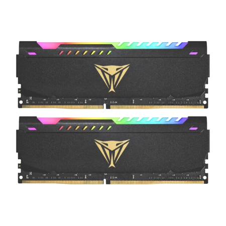 Оперативная память Patriot Viper Steel RGB PVSR464G320C8K DDR4 64GB 3200MHz CL18 DIMM 2x32 RGB