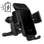 Автомобильный держатель Baseus Smart Solar Power Wireless Car Mount Electric Holder (SUZG000001) Черный