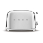 Тостер на 2 ломтика SMEG 50s style (TSF01SSEU) Хром